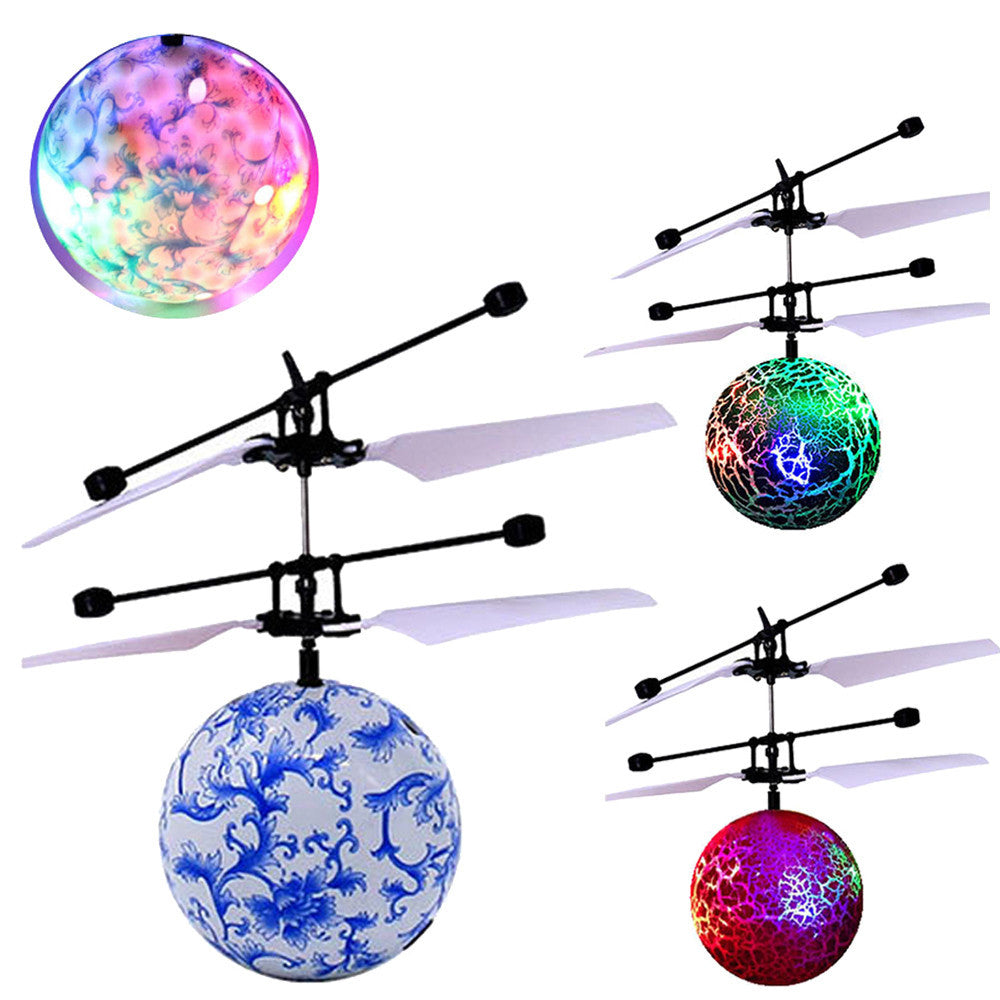 Flying Ball Drone Helicopter Ball Built-in Shinning LED Lighting for Kids  Toy