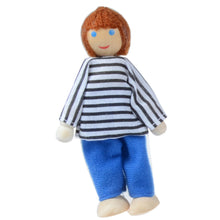Load image into Gallery viewer, Wooden Furniture Dolls House Family Miniature 7 People Doll Toy For Kid Child