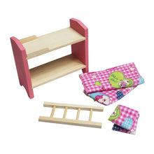 Load image into Gallery viewer, Wooden Doll House Furniture Miniature Kids