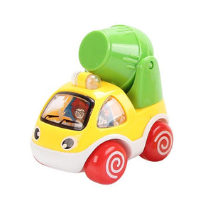6PCS Kids Educational Toy Cars Pull-back and Go
